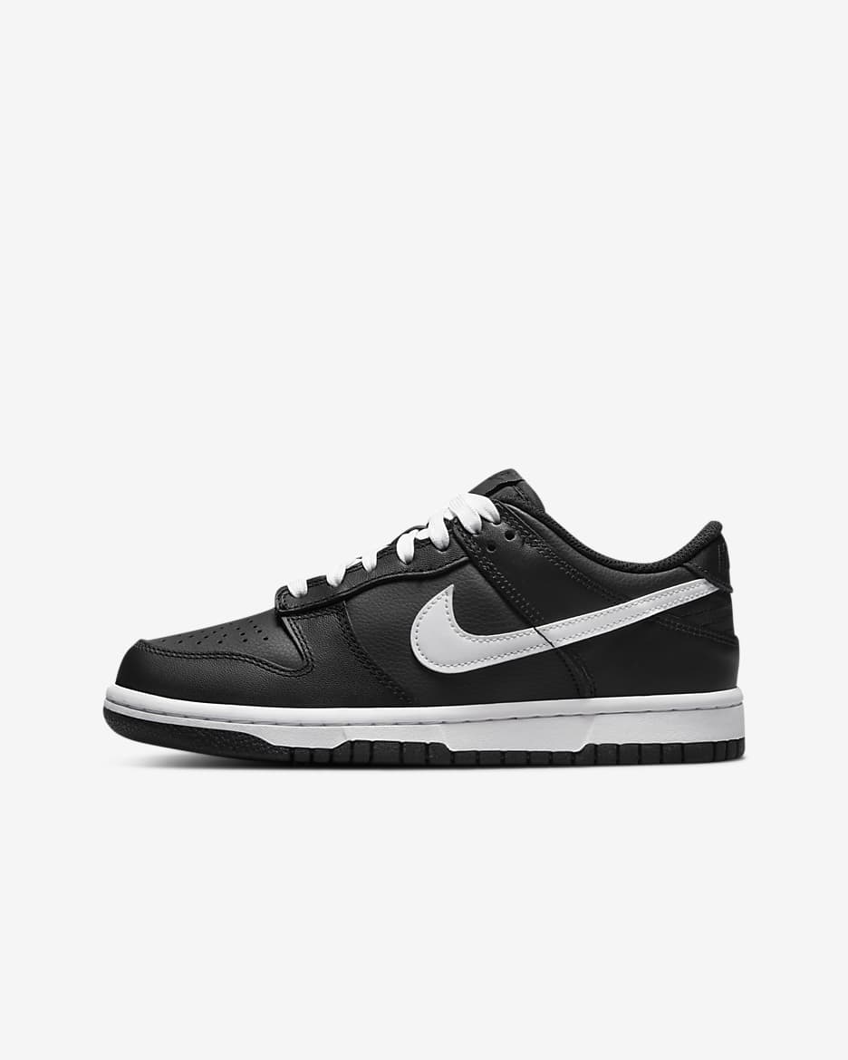 Black and white nike shoes kids online